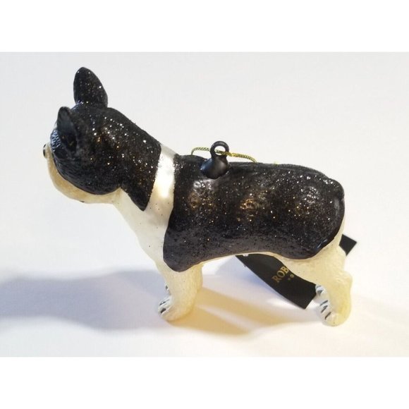 Robert Stanley Home Collection Christmas Ornament Boston Terrier Dog Black White - Picture 8 of 9